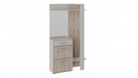 Шкаф для одежды «Нуар» тип 1 Фон серый/Дуб сонома в Бийске - bijsk.katalogmebeli.com | фото 2
