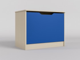 Ящик для игрушек Скай (Синий/корпус Клен) в Бийске - bijsk.katalogmebeli.com | фото