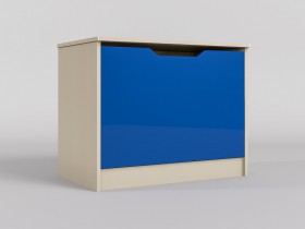 Ящик для игрушек Скай люкс (Синий/корпус Клен) в Бийске - bijsk.katalogmebeli.com | фото